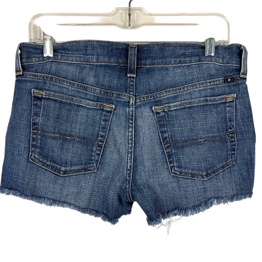 Lucky‎ Brand Denim Shorts Women's 6/28 Cutoff Frayed Hem Embroidered Floral - Picture 5 of 14